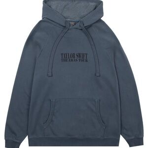 Authentic Taylor Swift Eras Tour 2023 Washed Blue/Navy Hoodie XL
